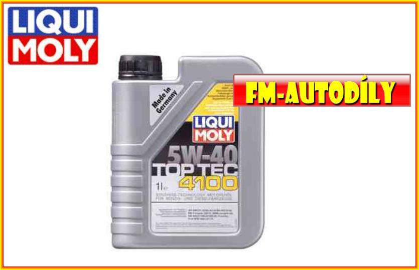 Olej 5W40 1L LIQUI MOLY TopTec 4100 BMW Mercedes